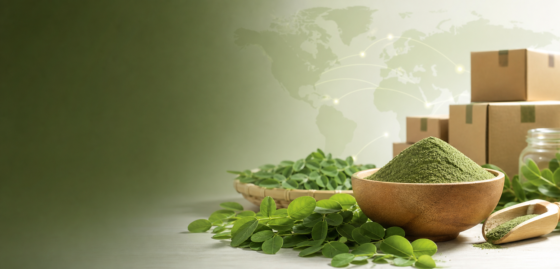 Moringa powder export products